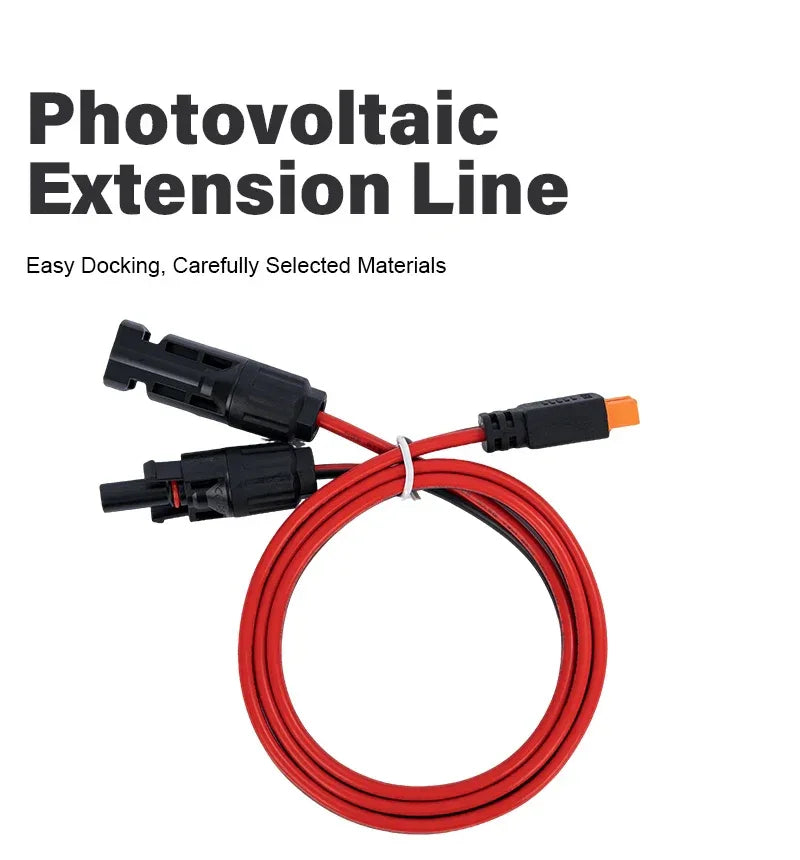 XT60 Solar Cable 12AWG PV Extension Wire with XT60 Connector for Solar Panel Power System Drone ﻿