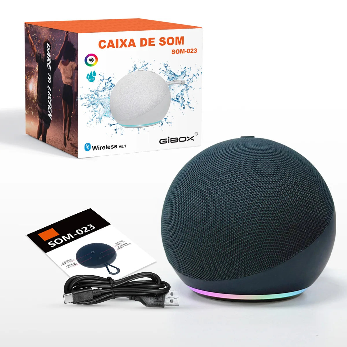Portable Outdoor Alexa Bluetooth Speaker Designed for Owl With High-quality Sound And a Mini Desktop Design Audio