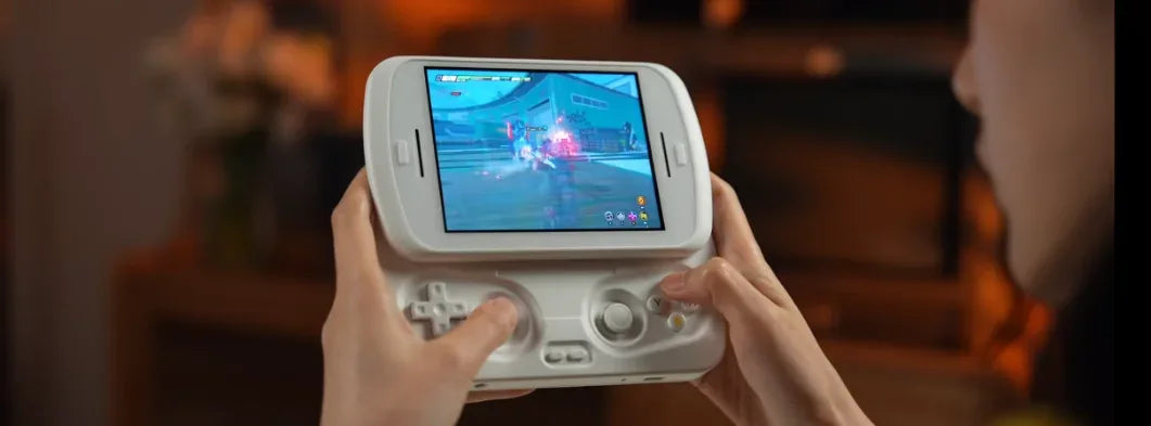 Anbernic RG Slide Handheld Game Console 4.7-inch LTPS In-Cell Screen Android 5000mAh Video Gaming Player Supports 1080p-Port Out