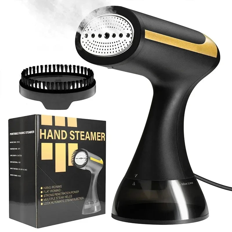 1500W Handheld Steam Iron Fast-Heat Garment Steamer Foldable Ironing Machine Household Electric Fabric Steamer for Home Travel