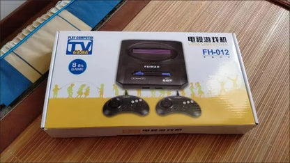 FH-012 Retro TV Video Game Console For 8bit for FC/Dendy Games with Two Gamepads support yellow game cartridge