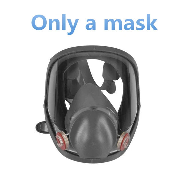 15 in 1 full face mask, reusable, wide field of vision, widely used in paint and welding woodworking 6800 respirator