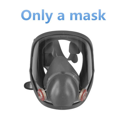 15 in 1 full face mask, reusable, wide field of vision, widely used in paint and welding woodworking 6800 respirator