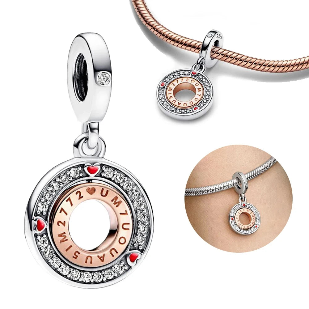 The New 925 Sterling Silver Charm Mother's Day Queen Crown Gift Box Fits Women Jewelry With Original Bracelet Accessories