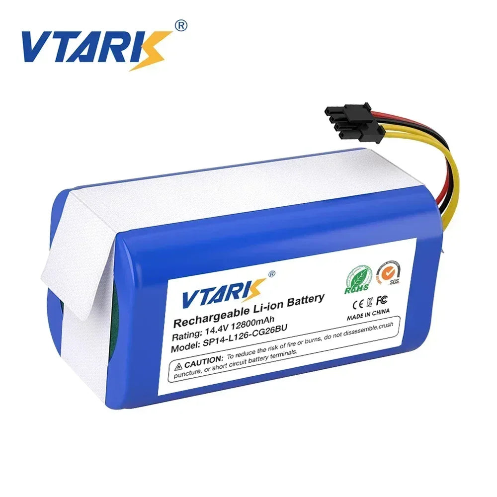 4S1P,18650 14.4V 6800mAh Li-lon battery for Cecotec Conga 1290 1390 1490 1590 vacuum cleaner Genio deluxe 370 gutrend echo 520