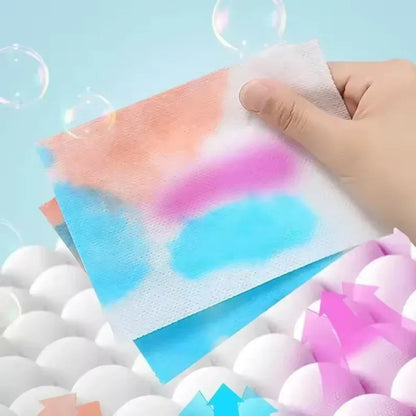 50-1400Pcs Laundry Tablets Laundry Paper Anti-Staining Mixing Color Mixing Absorption Washing Household for Washing Machine