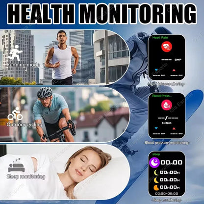 New Smart Watch Bluetooth Calls Men Women Smartwatch Heart Rate Monitor IP68 Waterproof Fitness Bracelet Custom Watch Face Pk H9