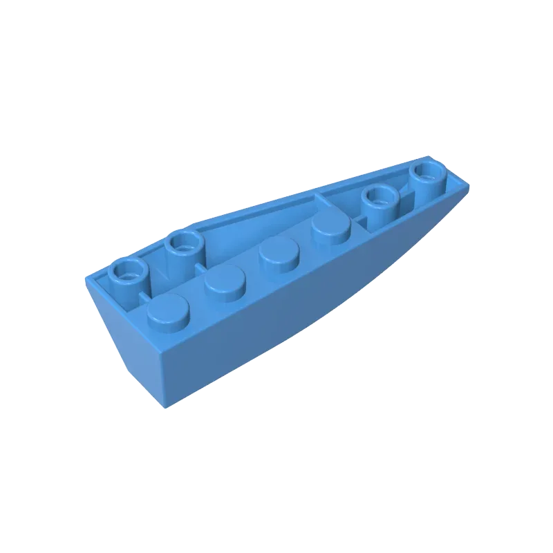 Gobricks 10PCS 41765 Bricks Wedge Curved Inverted 6 x 2 Parts Left Compatible MOC Building Block Adult Kids DIY Education Model