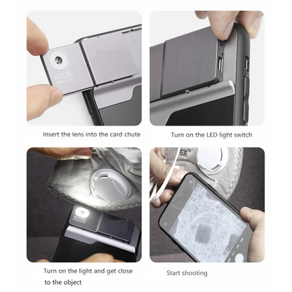 A72Z For 16 Pro 400X Microscope Phone Case Protective Cover for 16 Pro