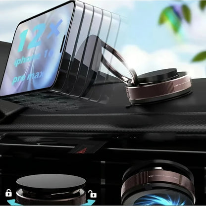 Magnetic Car Phone Holder 360° Rotatable Strong Magnet Stand Portable Mount Universal Suction Cup Phone Mount for MagSafe