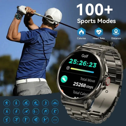 New 1.85-inch Ultra HD SmartWatch GPS Track Bluetooth Call 710 Mah Large Battery Sports Fitness smartwatch 2026 clock Gift Hot