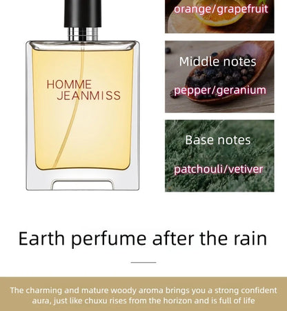 Pheromones Perfume For Men  Earth Fresh Long Lasting Fragrance High End Woody Aromatic Cologne Spray Natural Scent Parfume
