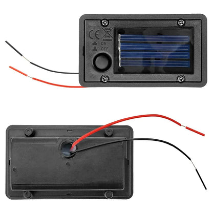 2Pcs Battery Box, Solar Lantern Light Replacement Parts Top for Outdoor Hanging Lanterns Container Home Solar Lamp