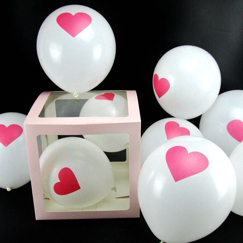 6Pcs Red/White Anniversary Heart Love Spiral Swirl Hanging Garland Balloon Straws for Valentine's Day Wedding Party Decorations