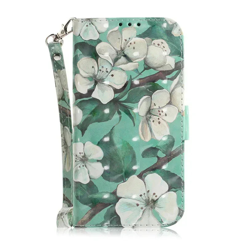 For Xiaomi Redmi 13 Case Solid Color Leather Flip Phone Case for Xaomi Redmi 13 Cover Redmi13 13C 5G Wallet Card Slots Etui
