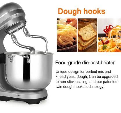 Kitchen 11 Liters Big Capacity Food Mixer 2000w Electric Food Stand Dough Mixer with Stainless Steel Bowl