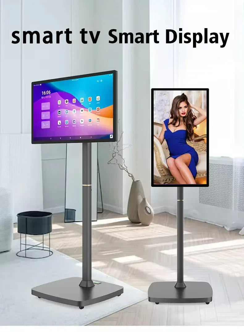 Interactive 21.5 27 Inch Smart Television in Cell Touch LCD Screen 2K Panel Rotating TV with Android 13