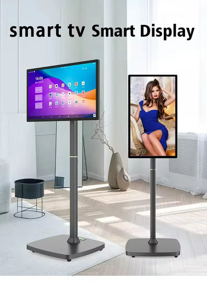 Interactive 21.5 27 Inch Smart Television in Cell Touch LCD Screen 2K Panel Rotating TV with Android 13