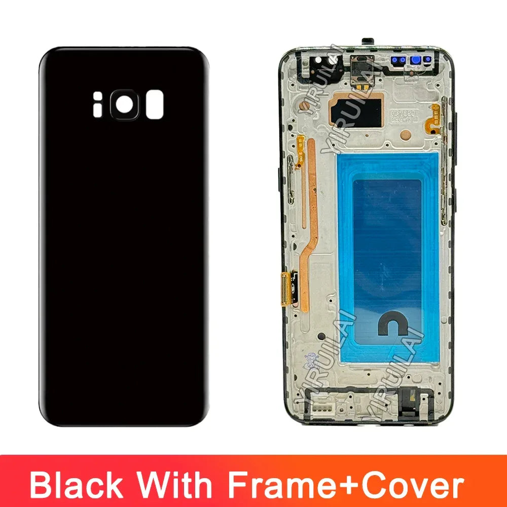 TFT Screen For Samsung Galaxy S8 LCD With Frame G950F G950U Touch Screen Repairment Parts Assembly Display Without Fingerprints