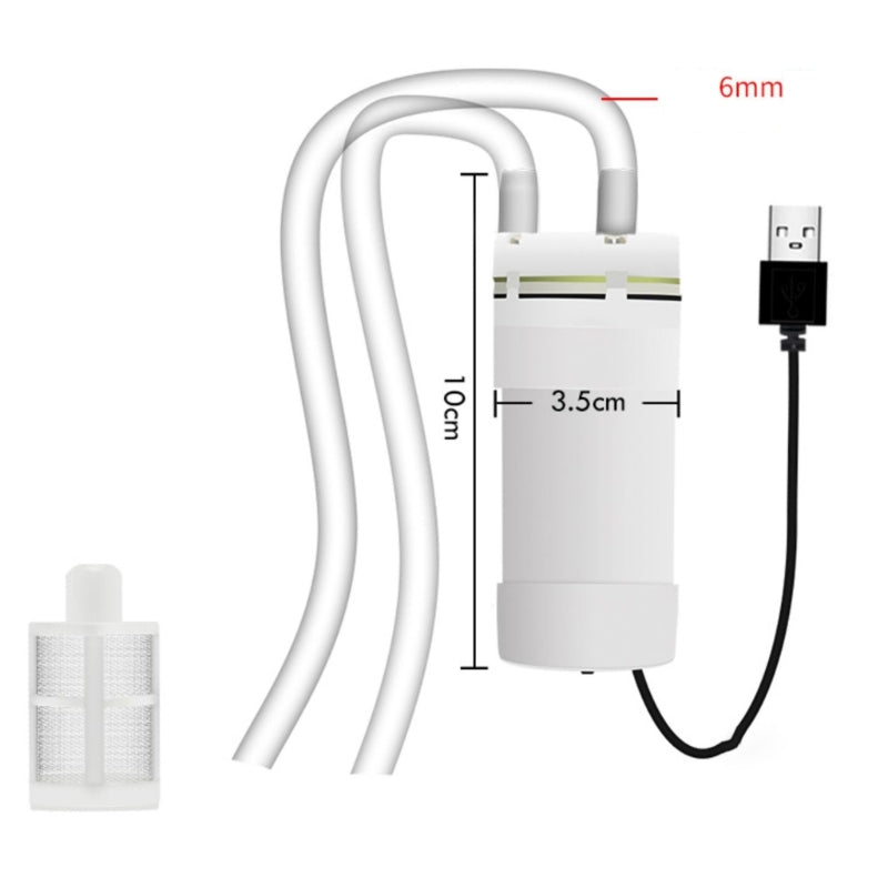 896F Water Dispenser with USB Power Supply and Self Priming Pump Balcony Waterlogging Water Pump Fish Water Pump