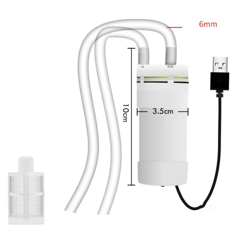 896F Water Dispenser with USB Power Supply and Self Priming Pump Balcony Waterlogging Water Pump Fish Water Pump
