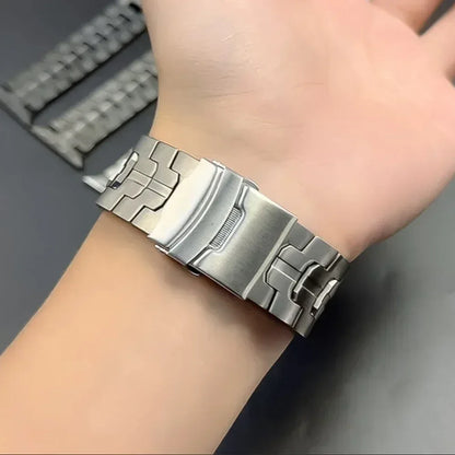 Titanium Strap for Apple Watch Ultra2 49mm 45 46 44mm 38mm 41mm Band Luxury Men's Style Bracelet for IWatch SE 10 9 8 7 6 5 4 3