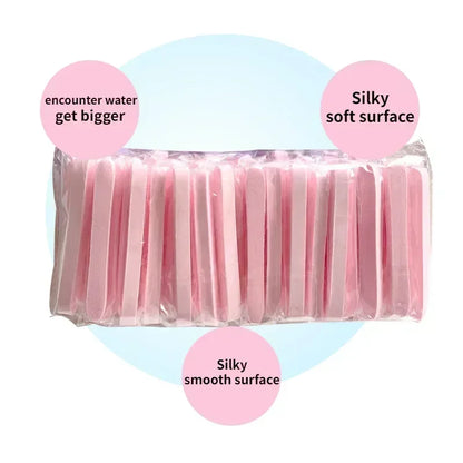Compressed Face Wash  Wash Face Sponge Clean Face Powder Puff Cleansing Cotton Pad Cleansing Beauty Strip