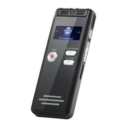 Digital Voice Activated Recorder with Playback - 2200 Hours Audio Recording Device, 1536Kpbs HD Dual MIC Tape Recorder Device fo