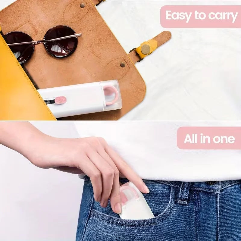 7-in-1 Wireless Earphone Cleaning Pen, Earbud Cleaning Pen, Keyboard Cleaning Brush, Laptop Screen, Keyboard, and Earphone Cleaning Kit, Multifunctional Cleaning Tool, Cleaning Set