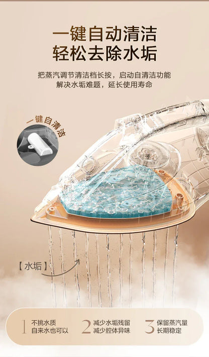 Handheld Portable Steam Iron Compact for Home Use Dry And Wet Ironing Clothes Smoothing Machine