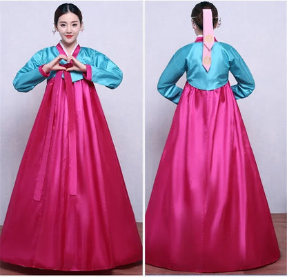 Robe Hanbok pour femmes, mode coréenne, Costumes anciens, fête traditionnelle, palais asiatique, vêtements de spectacle Cosplay,