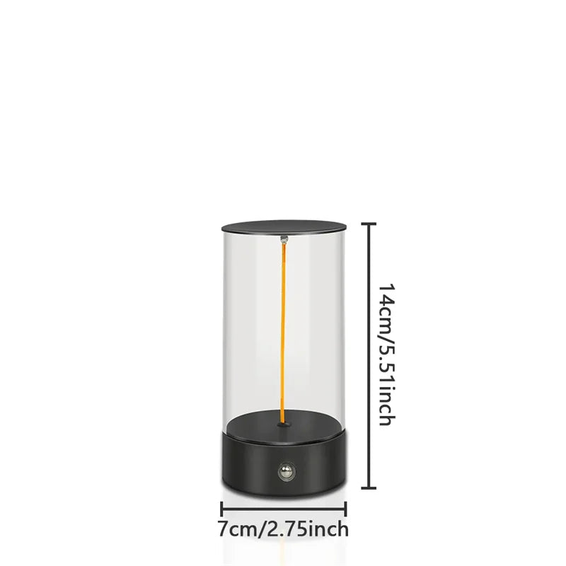 Magnetic LED Table Lamp Touch Control Cordless Night Lamp USB Rechargeable Desk lamp For Bedroom Ambient Night Lights led