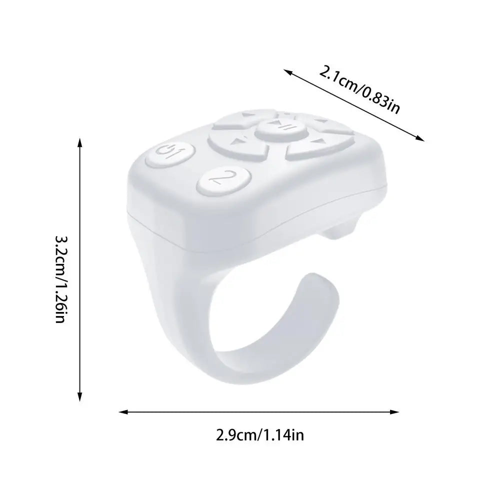 Blue-tooth Remote Control Scrolling E-book Page Turner For Tik-tok Video Remote Control Selfie Stick Camera Controller