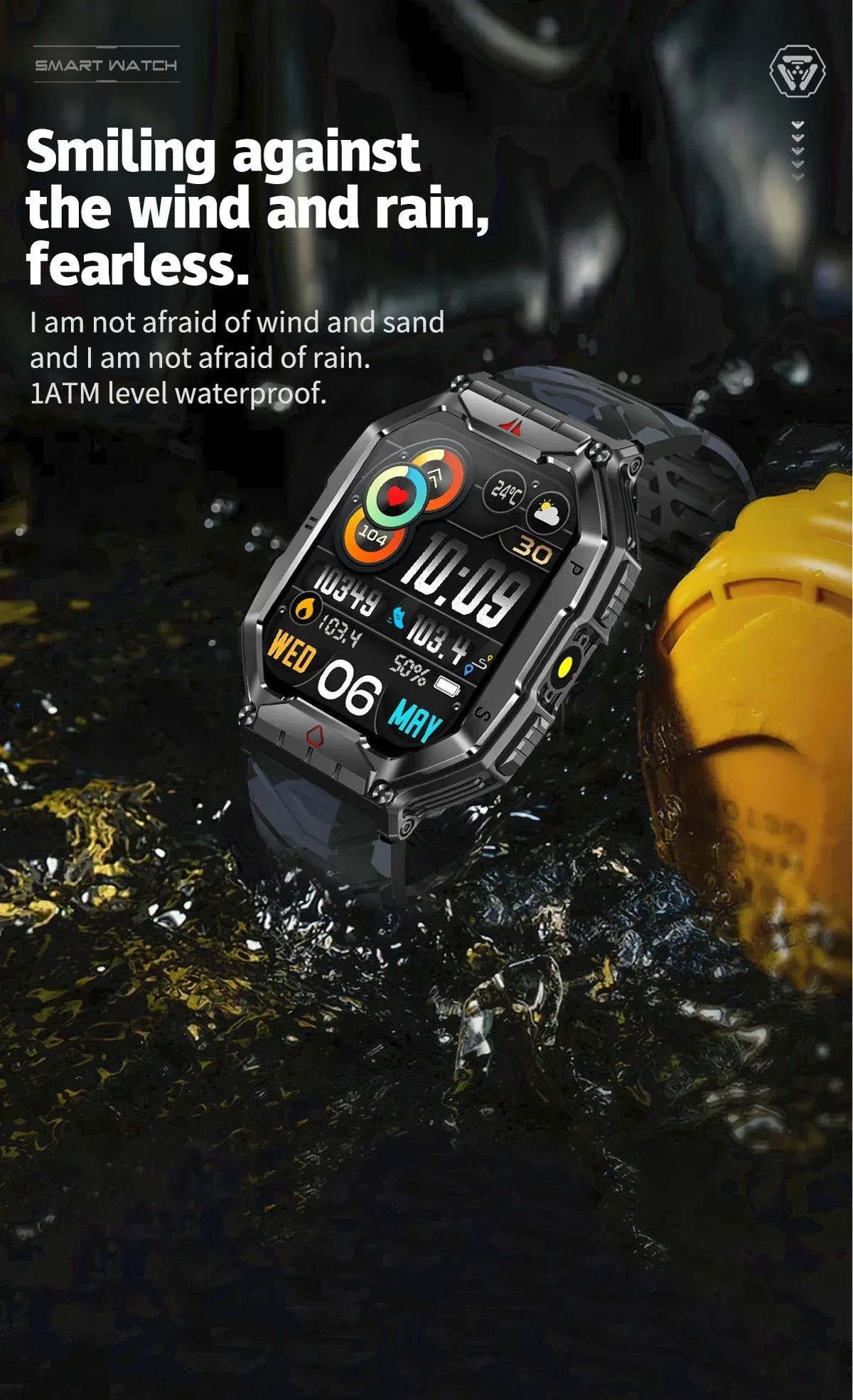 2025 New Men's Smart Watch 360 * 360 HD Touch Screen Sports Waterproof Smartwatch Health Monitoring Bluetooth Call Smart Watches
