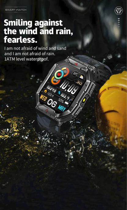 2025 New Men's Smart Watch 360 * 360 HD Touch Screen Sports Waterproof Smartwatch Health Monitoring Bluetooth Call Smart Watches
