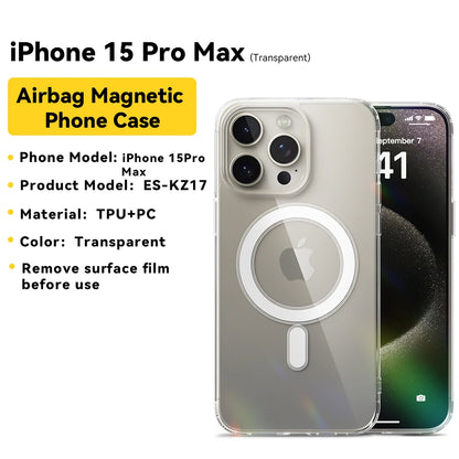 Essager Magnetic Case for iPhone 15 14 13 12 Pro Max Case Shockproof Cover for iPhone 14 Pro Max 15 Plus 15pro Macsafe TPU Cases