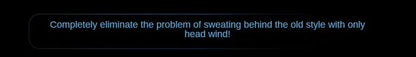 New hanging neck refrigeration mini air conditioner portable portable small electric fan lazy long battery life wearable