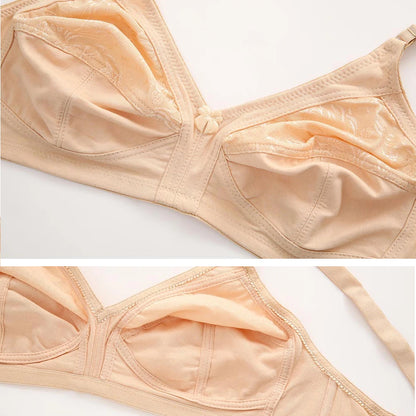 Ruralbras Sexy Women's Bras Wireless Full Coverage D/E/F for Plus Size Non Padded Comfort Soft Bra Minimizer Top Female Lingerie