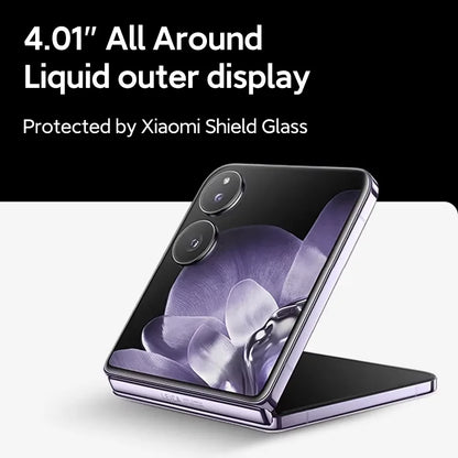 Global Version Xiaomi MIX Flip Leica 50MP Camera 4780mAh 67 W 12GB 512GB Snapdragon 8 Gen 3 Hyper Charger 6.86" 120Hz Display