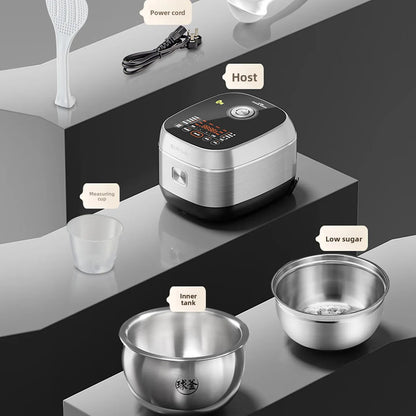SUPOR 4L IH Ball Pot Rice Cooker Titanium Uncoated Non-Stick 316L Liner For 3-8 People 220V
