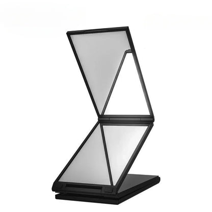 4 Way Mirror 360 Degree Handheld Desktop Portable Foldable Makeup Mirror For Self Hair Cutting Makeup Mirror Beauty Tool