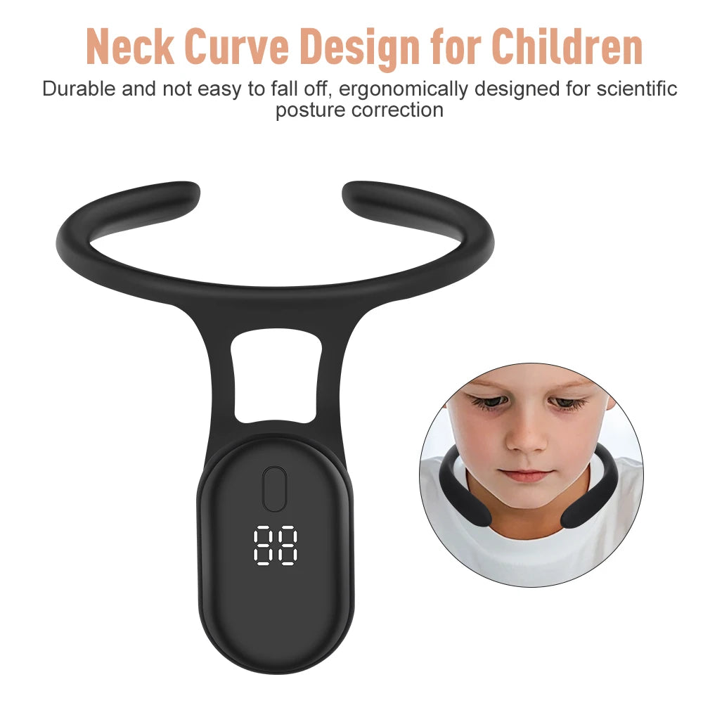 Smart Posture Reminder Device Vibration Alert Back Support Wearable Anti-Slouch Sensor for Adults Kids Office Home Daily Use