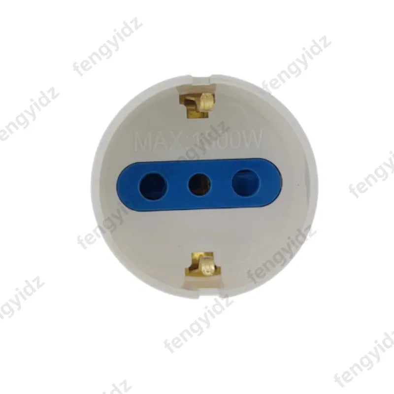 fengyidz 1PCS Italy Travel Plug Adapter  3 Ways Socket with Switch Multi Port Outlet Italian Standard