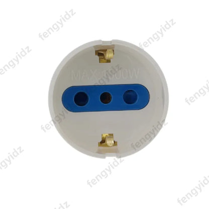 fengyidz 1PCS Italy Travel Plug Adapter  3 Ways Socket with Switch Multi Port Outlet Italian Standard