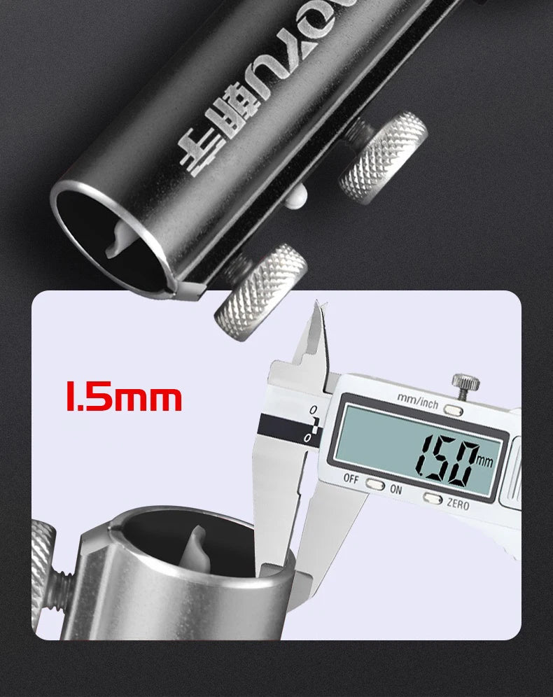 Shawto 2.1M Stainless Steel Thickened Telescopic Fishing Rod Holder 7 Section Bracket Rack Pole Stand Fishing Tools