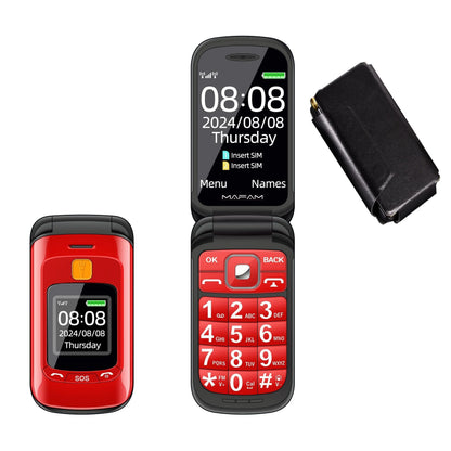 Mafam F899 Small Cover Folded Elderly Mobile Phone For Seniors Dual Display SOS Button Fast Quick Call Anti-Scratch Low Price