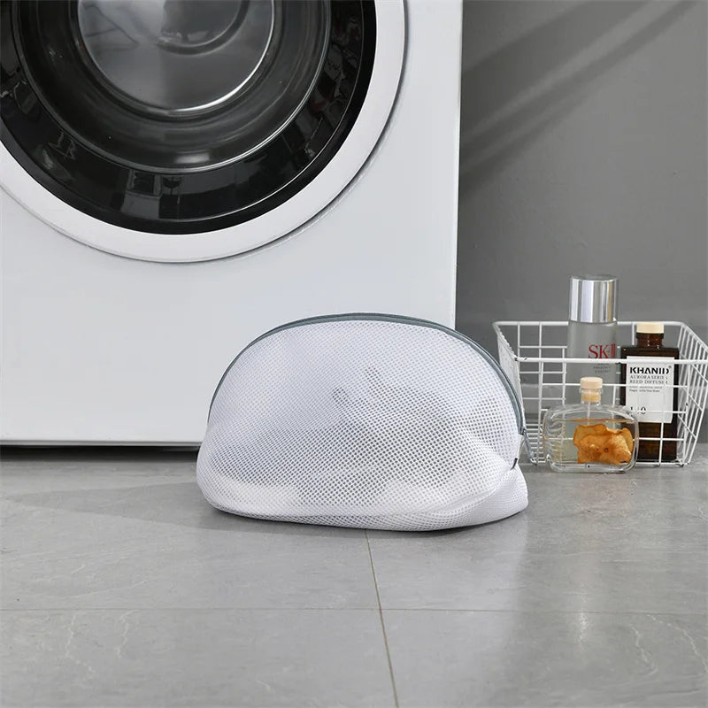 Mesh Laundry Bag for Trainers/Shoes Boot with Zips for Washing Machines Hot Travel Clothes Storage Box Organizer Bags