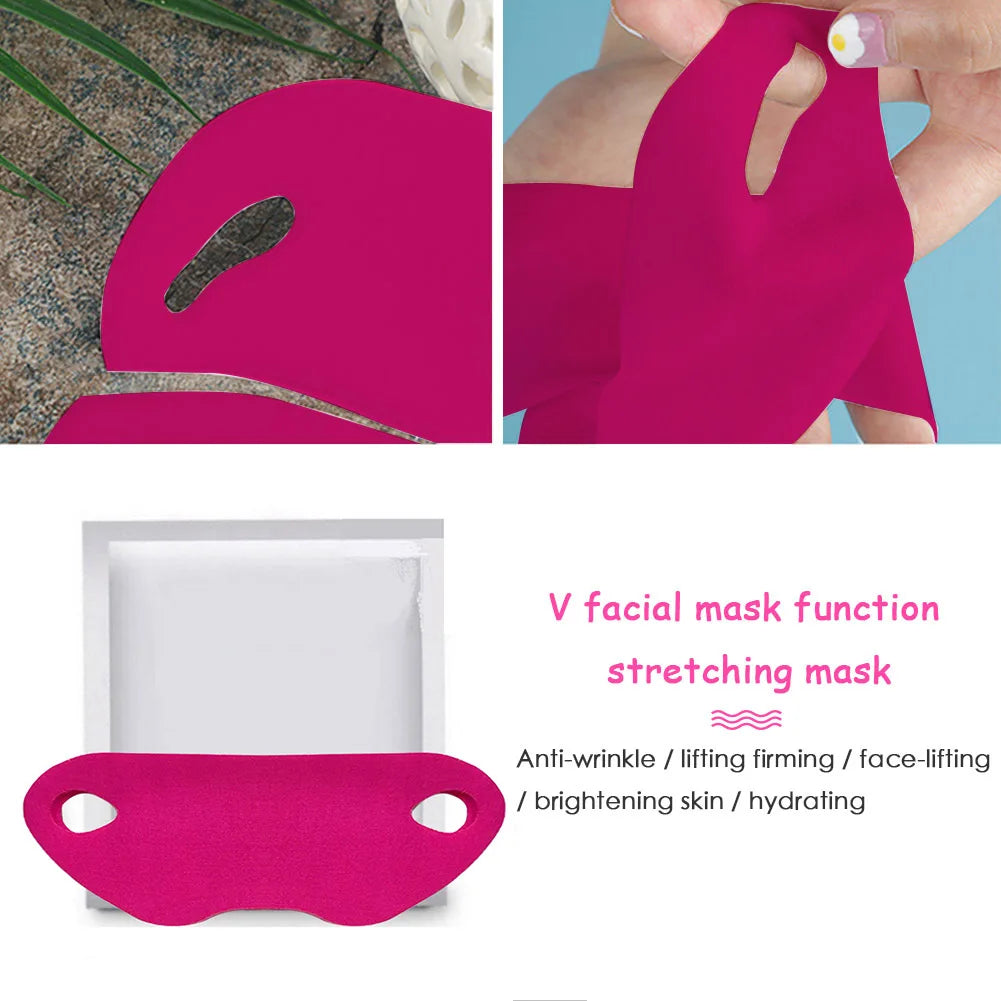 V-Line Face Mask Firming V-Shape Facial Mask Lift Tightening the Skin Moisturizing Treatmen For Face Slim Slimming Tools 1-10Pcs
