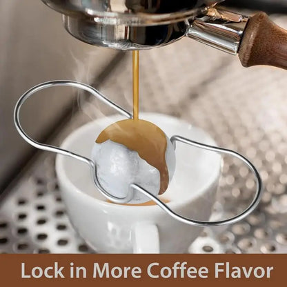 Stainless Steel Espresso Chilling Ball - Quick Cooling Ball for Espresso Machines Essential Accessory for Baristas Coffee Lovers