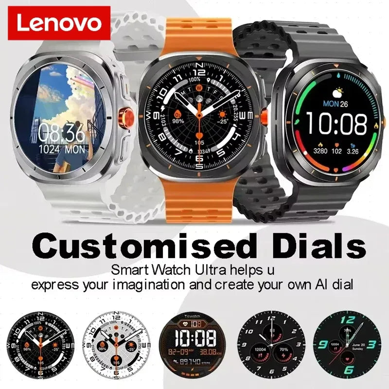 Lenovo GT7 Kids Smart Watch Bluetooth Calling Heart Rate Monitoring Sleep Monitor Fitness Tracking Pedometer Stylish Smartwatch